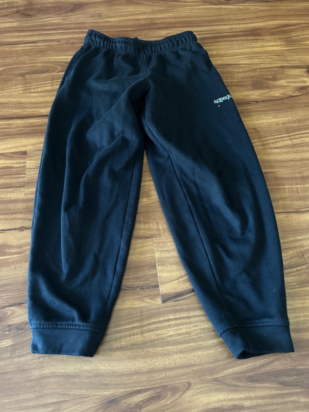 Speedo Black Kids Sweatpants with Elastic Waist
